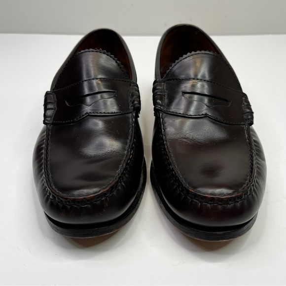 Allen Edmonds Kenwood leather loafers brown - 12E - Picture 4 of 10
